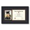 ArtToFrames 8x10 inch Diploma Frame with 6" x 8" Inch Image Opening - Framed with Black and Gold Mats, Comes with Regular Acrylic and Sawtooth Hanger for Wall Hanging (DT-8x10)